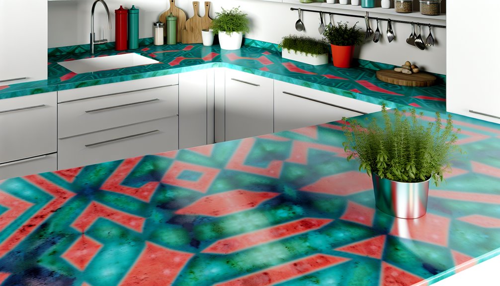 bright hues and designs