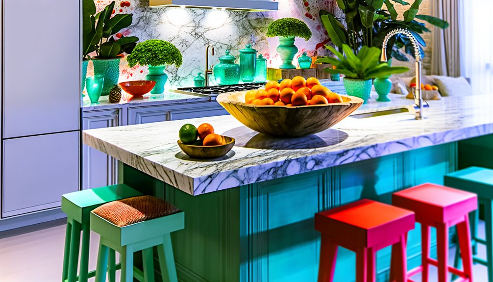 experiment with color palettes