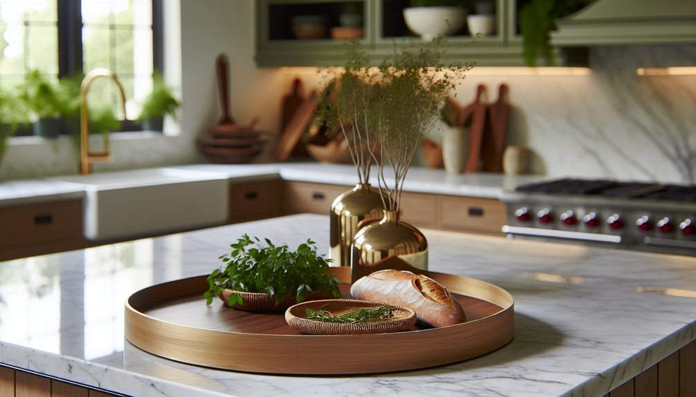 stylish organization with trays