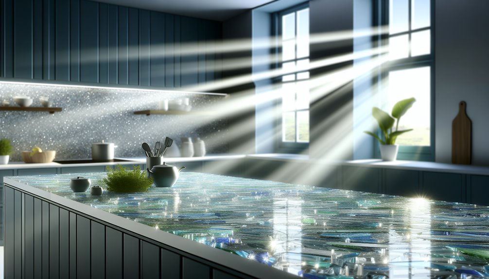 sustainable recycled glass materials