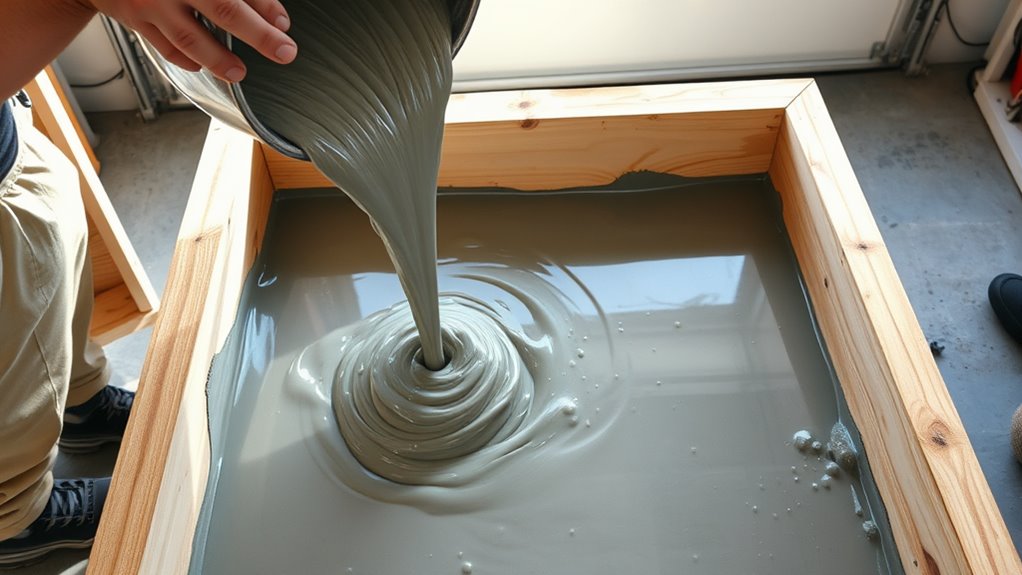 concrete preparation and application