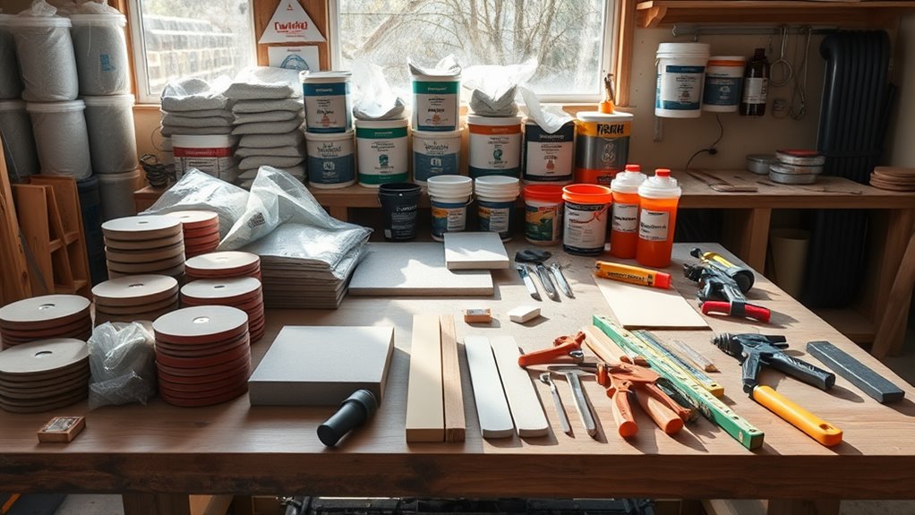 necessary equipment and supplies