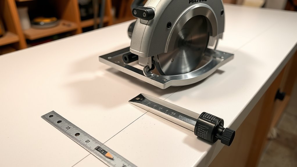 properly configure electric saw