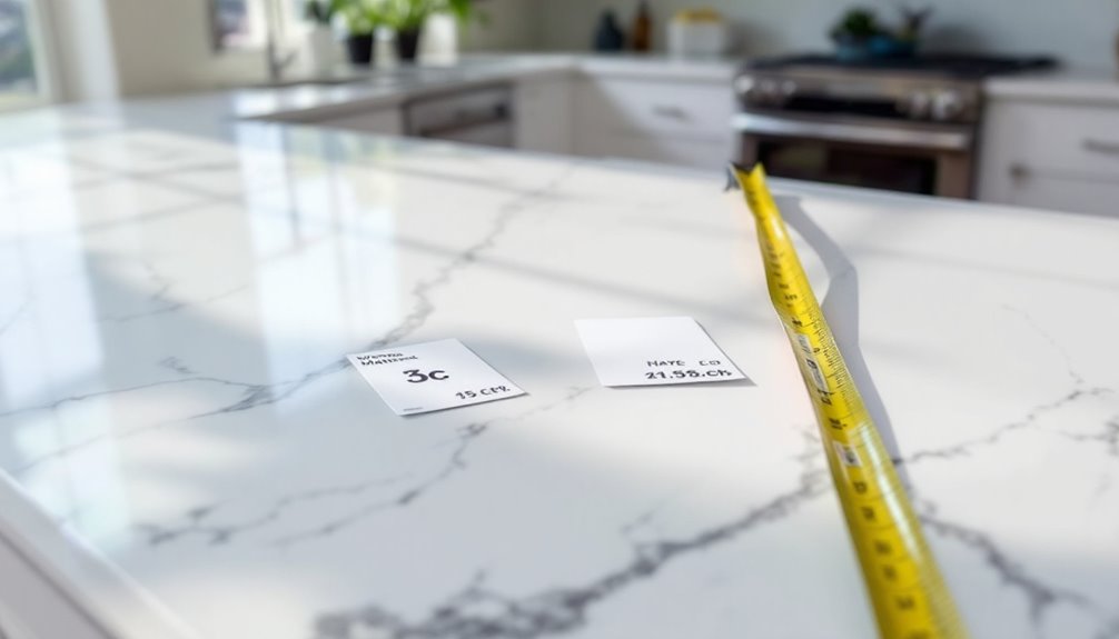 quartz countertops cost 2025